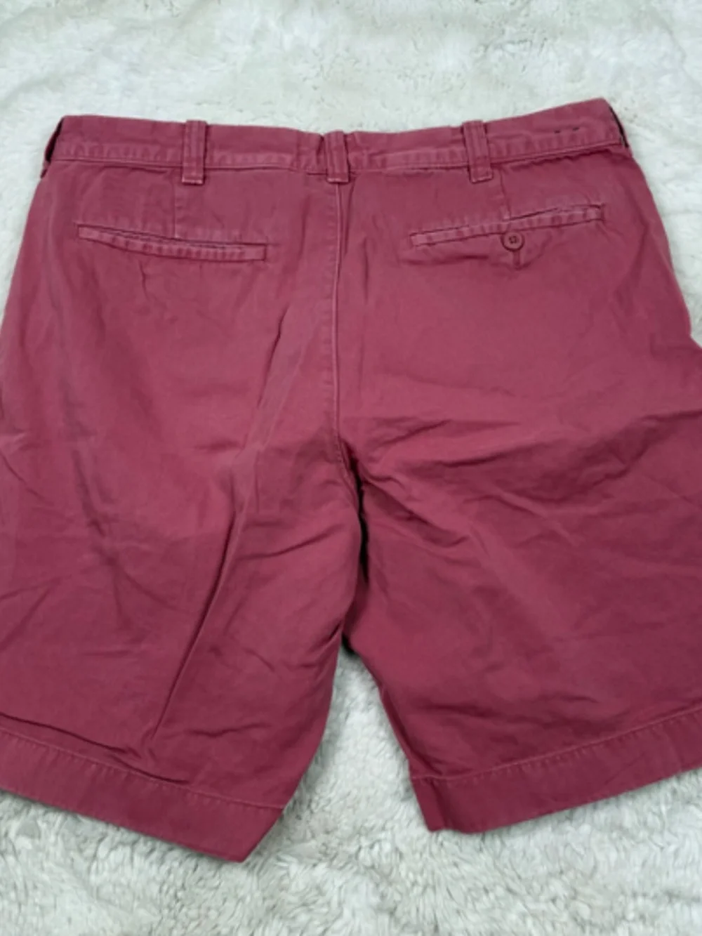 J. Crew Stanton Cotton Twill Shorts Red Inseam 9